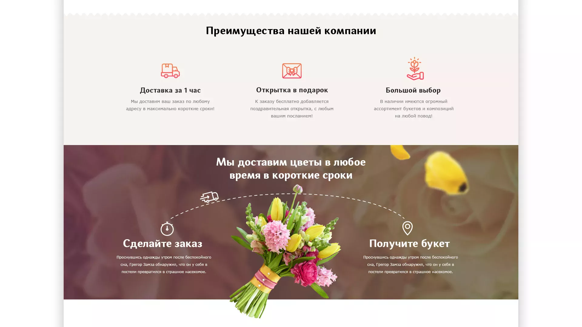 Создание интернет-магазина «Букет-онлайн» по цветам в Чкаловске