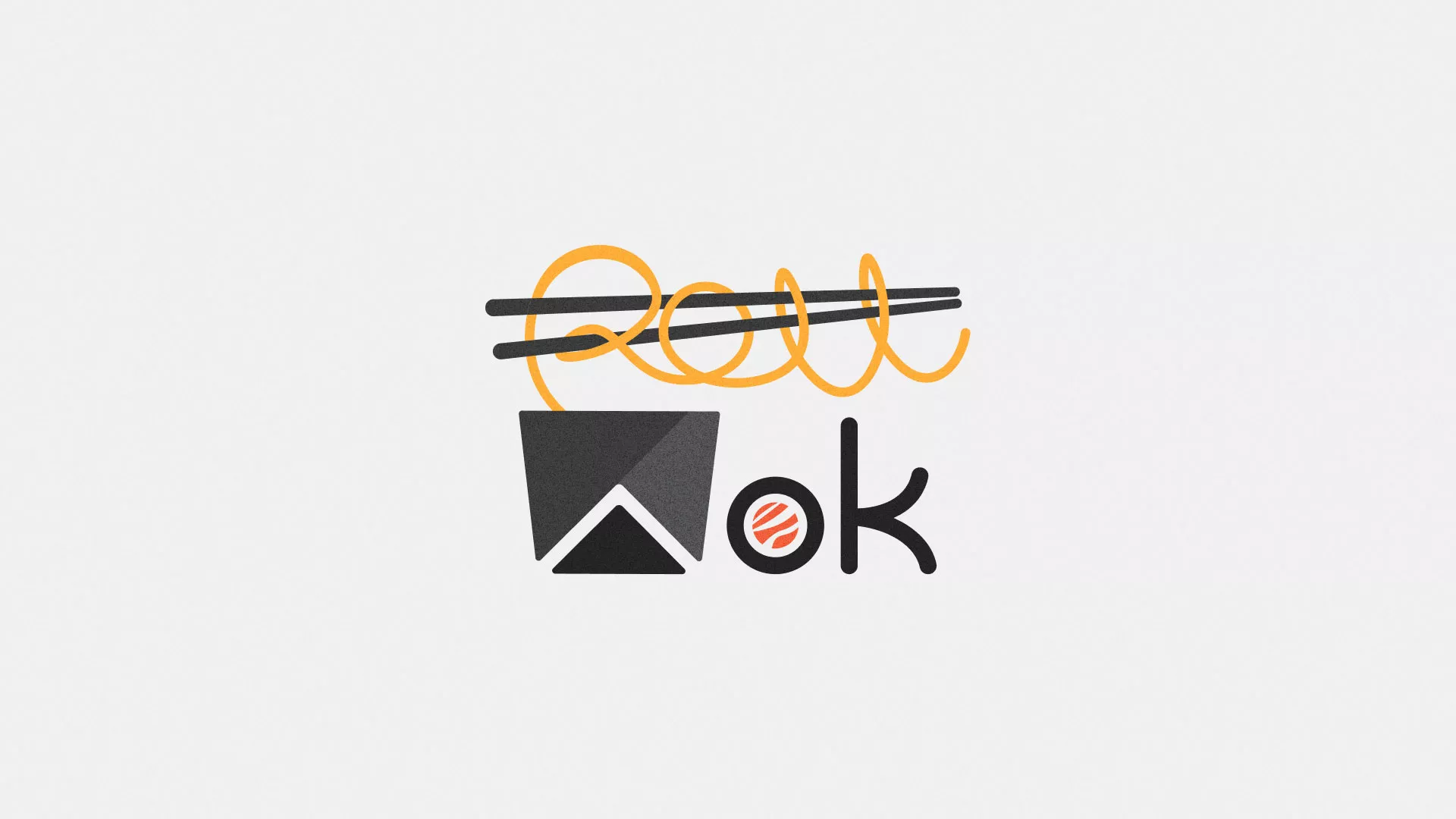 Разработка логотипа в Чкаловске для суши-бара «Roll Wok Club» Разработка логотипа в Чкаловске для суши-бара «Roll Wok Club»